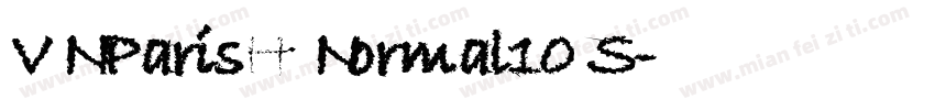 VNParisH Normal10 S字体转换